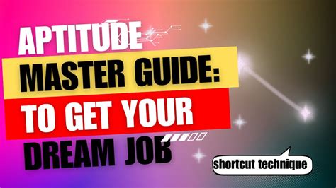 Aptitude Mastery Guide: Sharpen Your Analytical Skills to get your