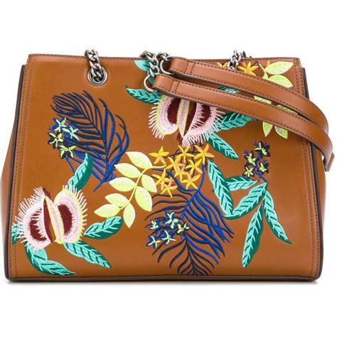 Essentiel Antwerp Embroidered Shoulder Bag €185 Liked On Polyvore