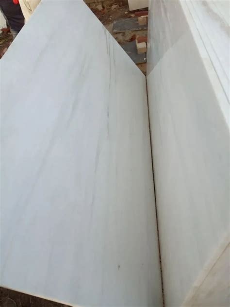 White Rajasthan Marble For Flooring Thickness 14 16 Mm At Rs 70sq