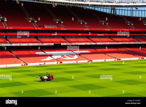 Pitch View Inside The Emirates Stadium Arsenal Football Club Pitch