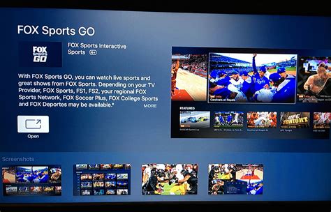 Apple tv (app v3.33 and apple tv gen 4 or above). How To Get Fox Sports Go On Apple TV