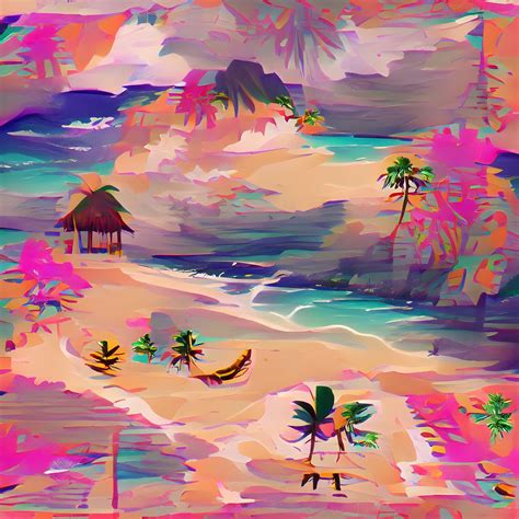 Tropical Beach Ai Generated Artwork Nightcafe Creator