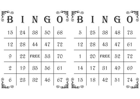 bingo cards 1000 cards 2 per page pdf download corner etsy bingo cards bingo cards