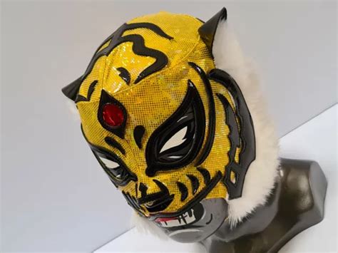 Tiger Mask Wrestling Mask Luchador Costume Wrestler Lucha Libre Mexican
