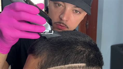 6.16 low taper fade with textured top. High fade - YouTube