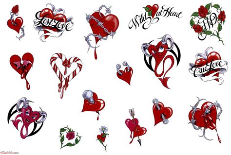 Free Heart Tattoo Designs Download Free Heart Tattoo Designs Png
