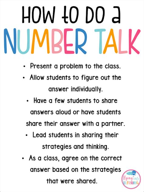 Number Talks Only Thing I Would Add Is “compare And Contrast