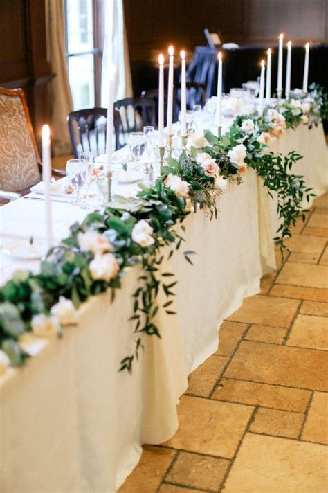 Reception Florals Head Table Wedding Flowers Head Table Wedding