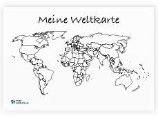 O hipermercado onde encontra todas as promoções, campanhas e produtos aos preços mais baixos. Meine Weltkarte - Weltkarte zum Ausmalen wo man schon war ...
