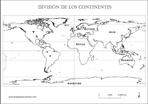 Mapamundi Continentes Nombres Im Genes Totales