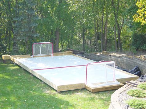 Build a backyard ice rink