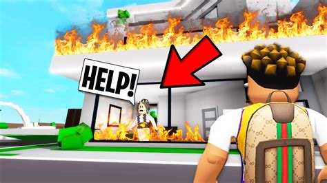 I Made My House Into A Fire Trap In Brookhaven Rp Youtube