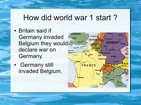 How did ww1 start