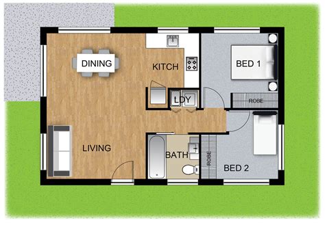 Granny Flat Cabin House Plans Small Apartment House Small House Plans