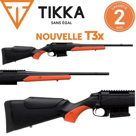 Carabine Tikka T3x Ctr Compact Tactical Rifle Wild Boar 308win Chasse
