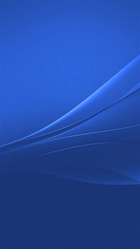 Blue Xperia Lollipop Experience Flow Wallpaper — Gizmo Bolt Exposing