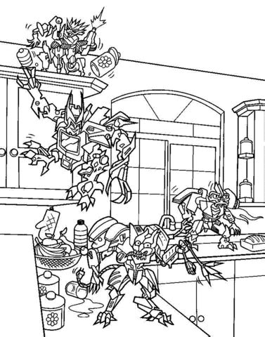 Offer amusing work to your children by getting this transformer coloring page printed available online for download for free. Megatrón para colorear - Imagui