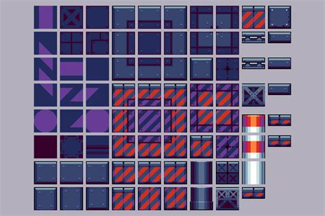 Mine D Tileset Pixel Art By Free Game Assets Gui Sprite Tilesets My