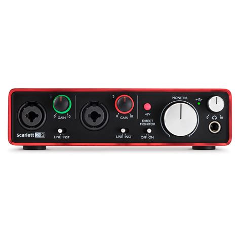 Focusrite Scarlett 2i2 2nd Gen Interface Audio Gear4music