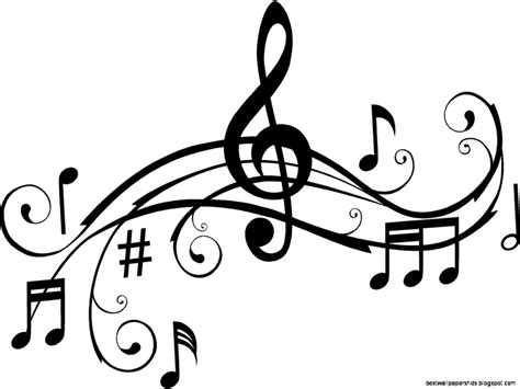 Music Clipart Black And White And Music Black And White Clip Art Images