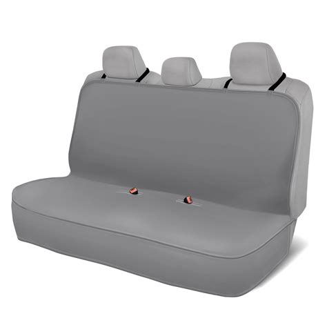 Motor Trend Waterproof Neoprene Rear Bench Car Seat Cover Gray