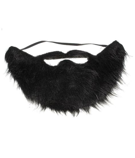 1pc Artificial Fake Black Mustache Man Beard For Costume Party Buy 1pc Artificial Fake