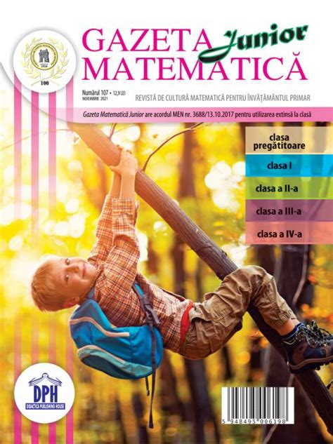 Gazeta Matematica Junior Nr 107 Noiembrie 2021 Editura