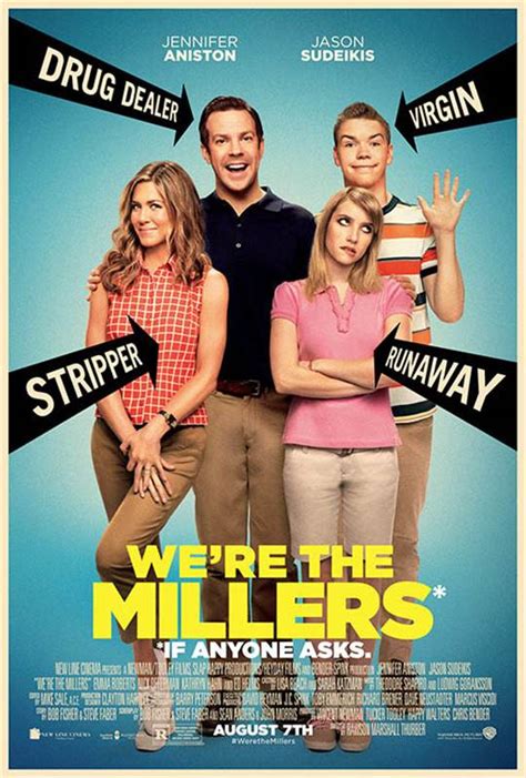 Jennifer aniston, kathryn hahn, emma roberts, jason sudeikis. We're the Millers Poster