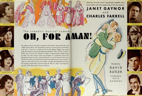 Oh For A Man 1930