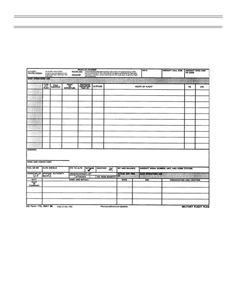 Figure 1 Completed Dd Form 175