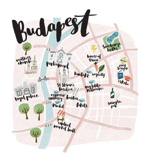 Mapa Budapest Artofit