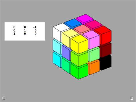 Color Cube Meets Rubiks Cube Cleves Corner Cleve Moler On