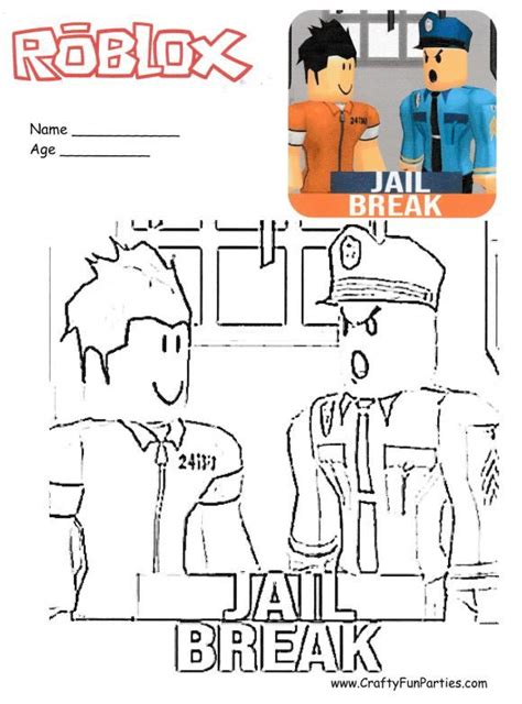 Jailbreak Coloring Pages