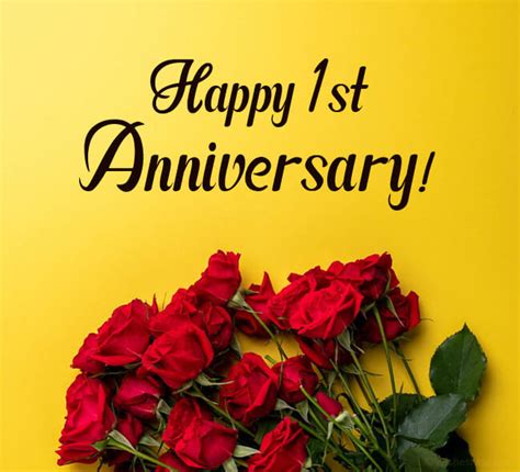 Happy 1st Anniversary Wishes For Wedding Quotes Messages Status