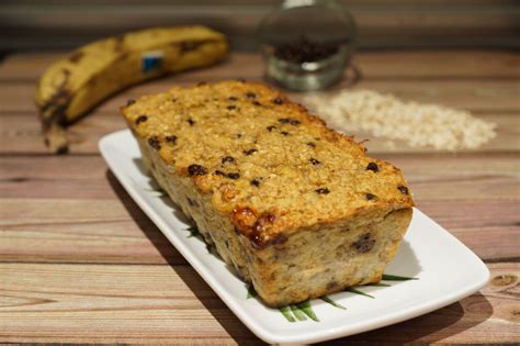 Cake bananes flocons d avoine Chocolat