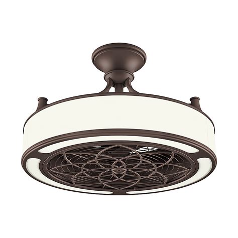 Hunter indoor ceiling fan, with remote control. Stile Anderson 22 inch LED Indoor/Outdoor Bronze Ceiling ...