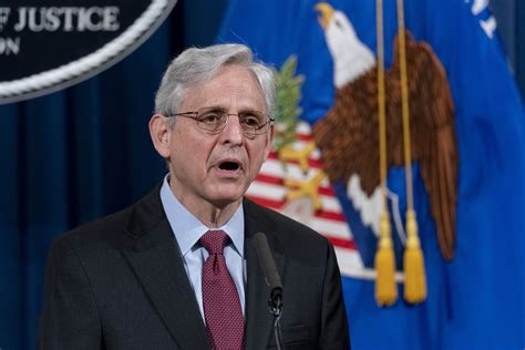 Opinion Distinguished Pol Of The Week Merrick Garland Puts ‘justice