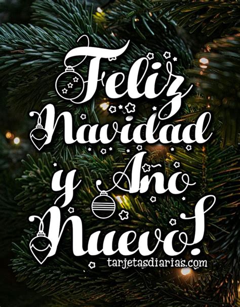 feliz navidad y aÑo nuevo tarjetas diarias