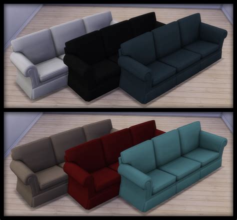 Sugar Coated Hell My First Sims 4 Recolors Hipster Hugger Sofa