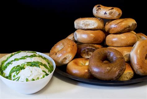 Bagels And Cream Cheese Platter Rosenfelds Bagels