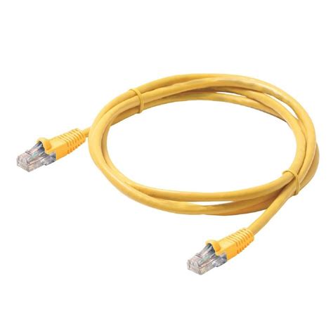 Cat5e offers significantly improved performance over the old cat5 standard, including up to 10 times faster speeds and a significantly greater ability. Steren 3 ft. Molded Cat5E UTP Patch Cord - Yellow-ST-308 ...