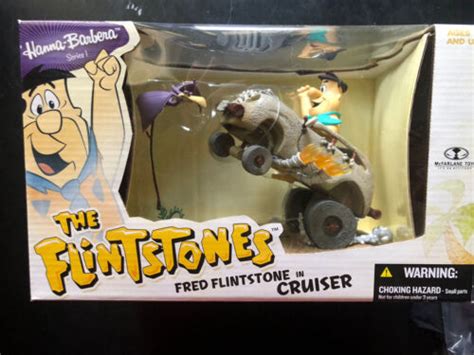 Hanna Barbera The Flintstones Fred Cruiser Mcfarlane Toys New 2006