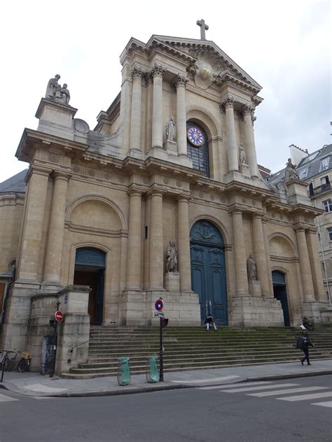 Paris Die Pfarrkirche Saint Roch Steht In Der Rue Saint Honoré Nr