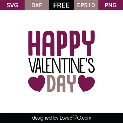 Happy Valentine's Day | Lovesvg.com