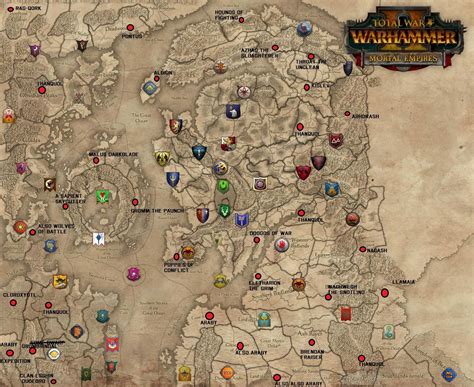 Total Warhammer 2 Mortal Empires Map Crabtree Valley Mall Map
