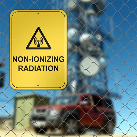 Non Ionizing Radiation Warning Sign Metal Aluminium Hazard Safety