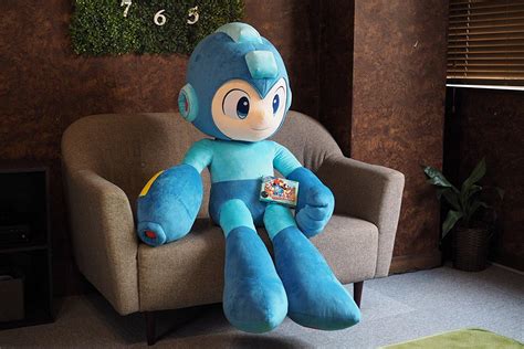 A Life Sized Mega Man Plush Toy Rgaming