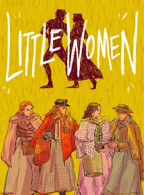 Little Women Potraits Jo March Botanical Illustration Poster By Uellaaa