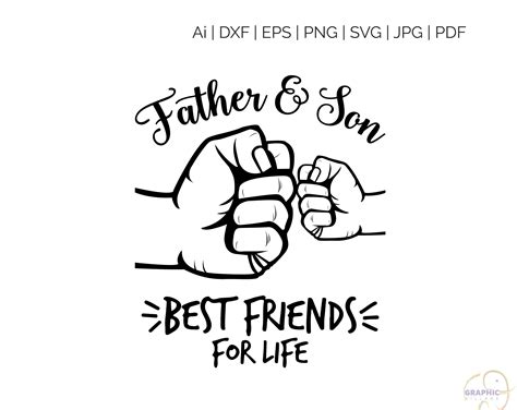 Father And Son Best Friends For Life Svg Svg Files Svg For Etsy Canada