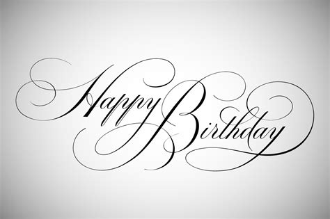 Wish you a beautiful birthday and i hope you get double everything you want in your life. Happy Birthday Lettering ~ Illustrations on Creative Market
